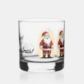 Verre À Whisky Noël Retro Père Noël (Verso)
