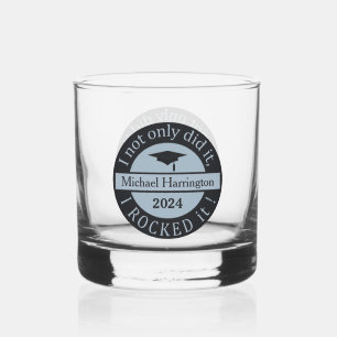 Verre À Whisky Nom et année personnalisés de la qualification