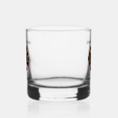 Verre À Whisky Nom et département de l'Emblème du pompier (Droite)