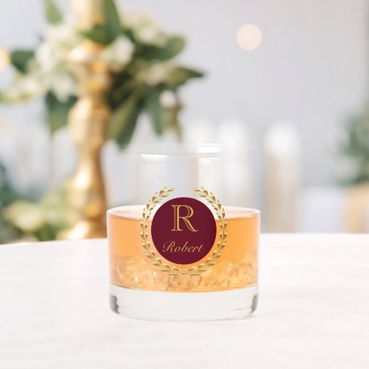 Verre À Whisky Nom personnalisé (Insitu (Mariage))