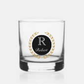 Verre À Whisky Nom personnalisé (Recto)