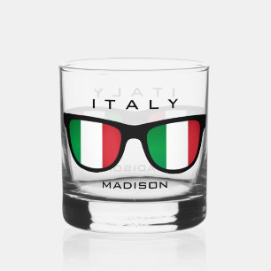Verre À Whisky Nom personnalisé des nuances italiennes