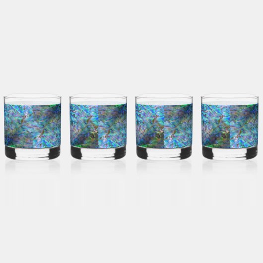 VERRE À WHISKY NOUVELLE-ZÉLANDE PAUA SHELL (Droite)