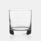 Verre À Whisky Obtenir mes bougies automnales (Verso)