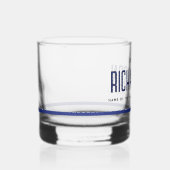 Verre À Whisky Officier de police de ligne mince (Recto)