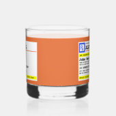 Verre À Whisky Ordonnance personnalisée Alcool humoristique (Gauche)