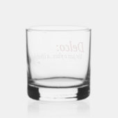 Verre À Whisky Ornement (Verso)