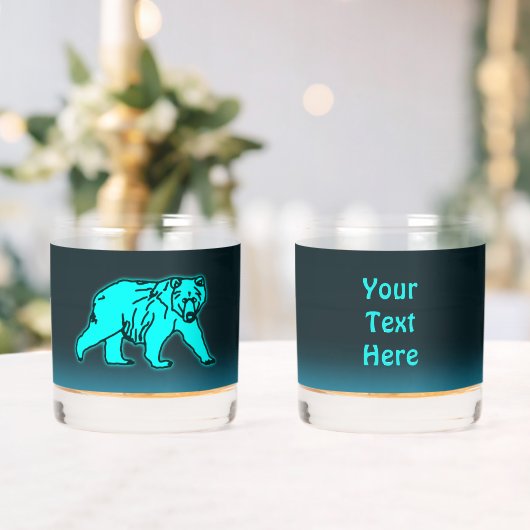 Verre À Whisky Ours bleu Kodiak (Insitu (Mariage))