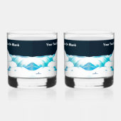 Verre À Whisky Ours Polaire Sur Glace (Gauche)