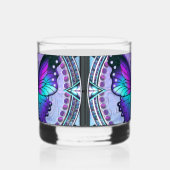 Verre À Whisky Papillon de sublimation avec Arrière - plan (Droite)