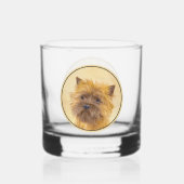 Verre À Whisky Peinture de Cairn Terrier - Cute Original Chien Ar (Verso)