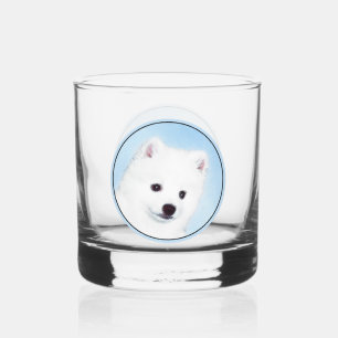 Verre À Whisky Peinture de chien esquimau américain - Art canin o