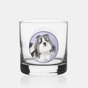 Verre À Whisky Peinture Shih Tzu - Cute Original Chien Art