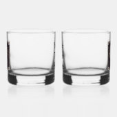 Verre À Whisky Penny Black Postage Timbre (Gauche)