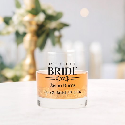 Verre À Whisky Père de la mariée (Insitu (Mariage))