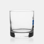 Verre À Whisky Personalized Blue Class of 2026 Graduation (Droite)