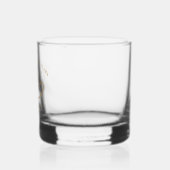 Verre À Whisky Personalized Modern Gold 10th Wedding Anniversary (Gauche)