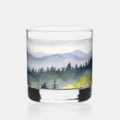Verre À Whisky Personalized Mountain Theme (Verso)