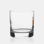 Verre À Whisky Personalized Orange Black Class of 2026 Graduation (Droite)