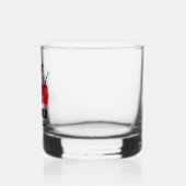 Verre À Whisky Personalized Red Class of 2026 Graduation (Gauche)