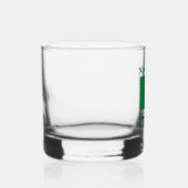 Verre À Whisky Personnalisation verte du drapeau italien en Itali (Droite)