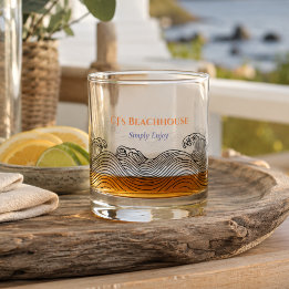 Verre à Whisky Personnalisé Maison de Plage Côtièr