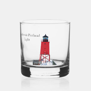 Verre À Whisky Phare de l'extrémité de la jetée de Charlevoix en
