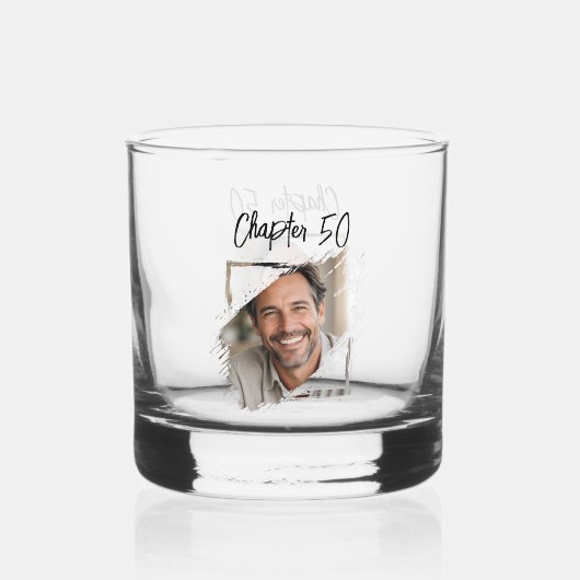 Verre À Whisky Photo Chapitre 50e anniversaire (Recto)