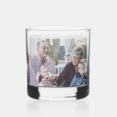 Verre À Whisky Photo de famille moderne double face (Recto)