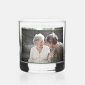 Verre À Whisky Photo de famille moderne double face (Verso)
