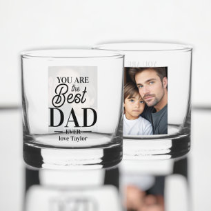 Verre À Whisky Photo et texte personnalisés vous êtes le meilleur