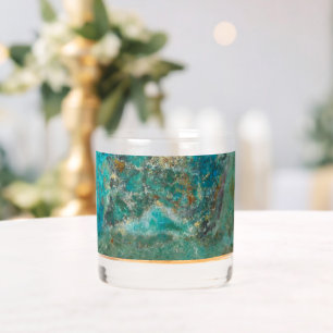 Verre À Whisky Pierre minérale bleu Chrysocolla