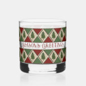 Verre À Whisky Pine Tree et Harlequin Drinkware Glaces (Verso)