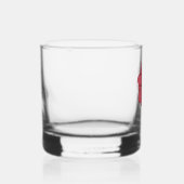 Verre À Whisky Pink Flower Full with Blue background (Droite)