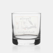 Verre À Whisky Plaisanterie littéraire de Tequila Mockingbird (Verso)