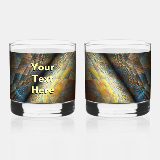 Verre À Whisky Plans parallèles (Verso)