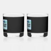 Verre À Whisky Plaque de licence Washington Sasquatch (Gauche)