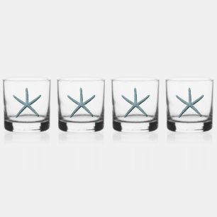 Verre À Whisky Poche à doigt bleu