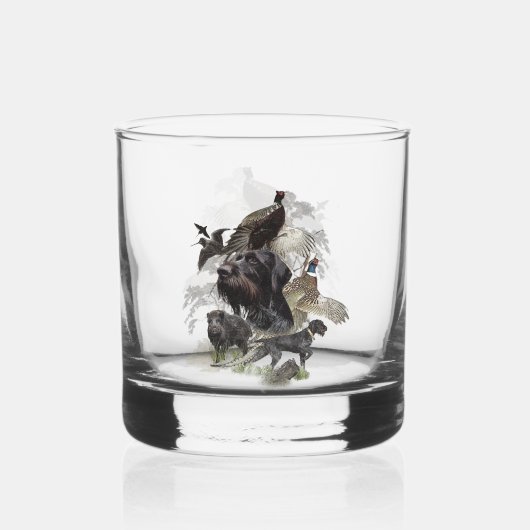 Verre À Whisky Pointer à poil dur allemand (Recto)
