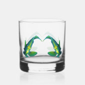 Verre À Whisky Poisson-ange - Conception abstraite - Découpe d'un (Verso)