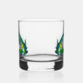 Verre À Whisky Poisson-ange - Conception abstraite - Découpe d'un (Droite)