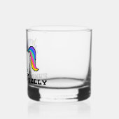 Verre À Whisky Puke & Rally Rainbow Unicorn Rocks Glass | Pixel (Gauche)