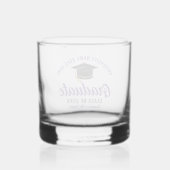 Verre À Whisky Purple College Graduation Custom 2025 Graduate (Verso)