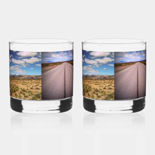 Verre À Whisky Quatre Vacances ou Photo Voyage (Verso)