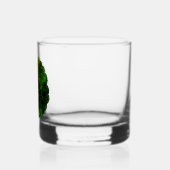 Verre À Whisky Rasta femme noire afro rouge jaune vert (Gauche)