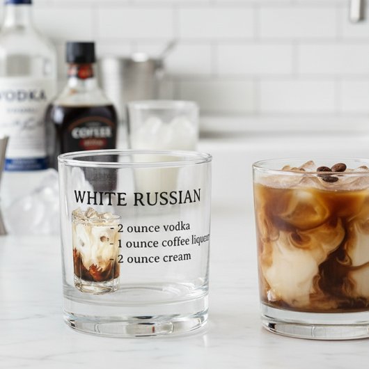 Verre À Whisky Recette de cocktail au vodka White Russian
