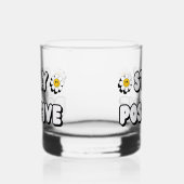 Verre À Whisky Restez Positif (Gauche)