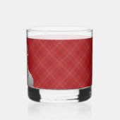 Verre À Whisky Robert Burns Red Tartan (Gauche)