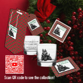 Verre À Whisky Rochers de Noël de Chien écossais customisés