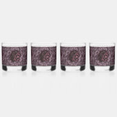 Verre À Whisky Rose Mandala (Dos)